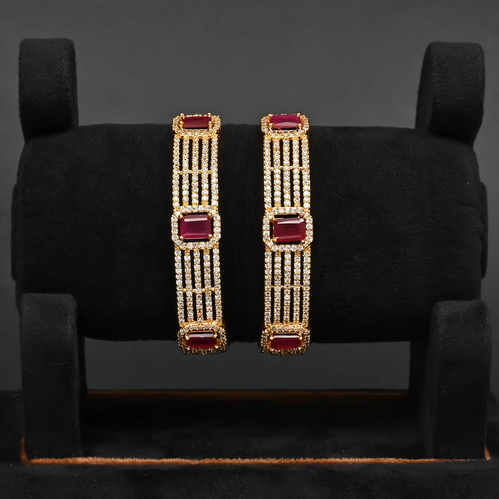 CZ Ruby Bangles