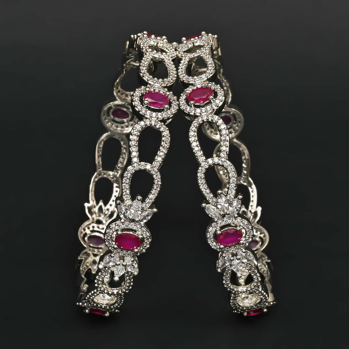 CZ Ruby Bangles