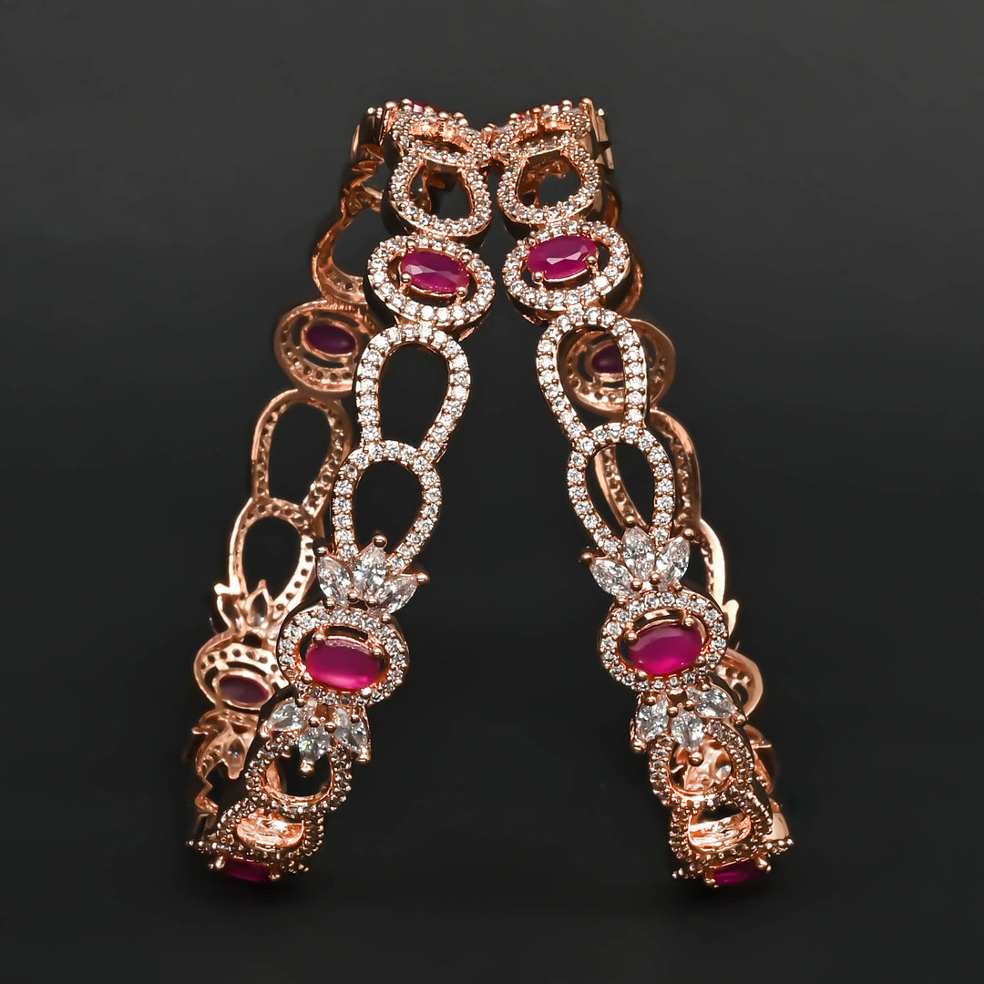 CZ Ruby Bangles