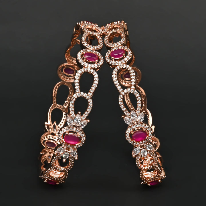 CZ Ruby Bangles