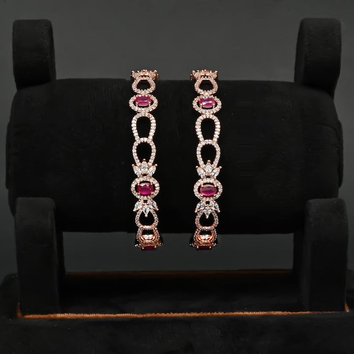 CZ Ruby Bangles