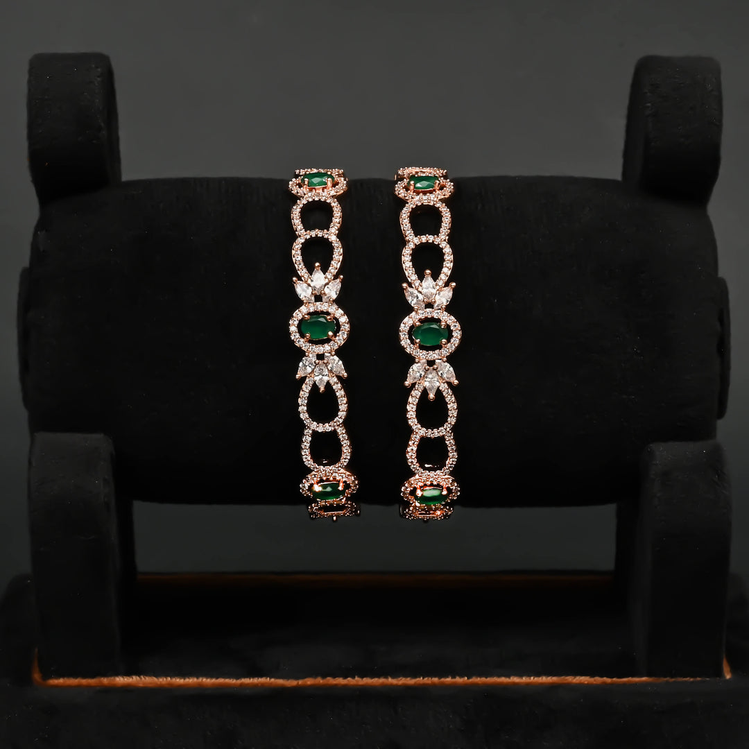 CZ Emerald Bangles