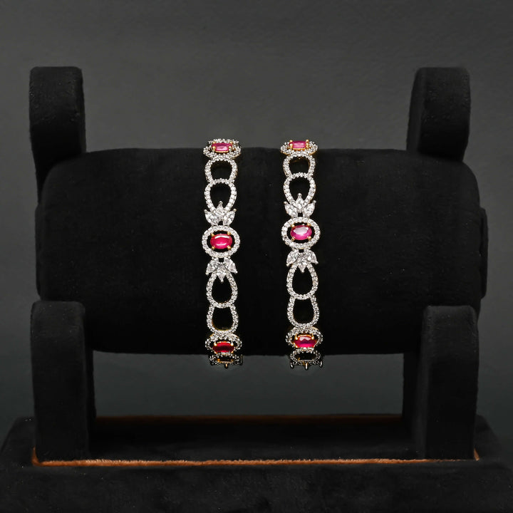 CZ Ruby Bangles