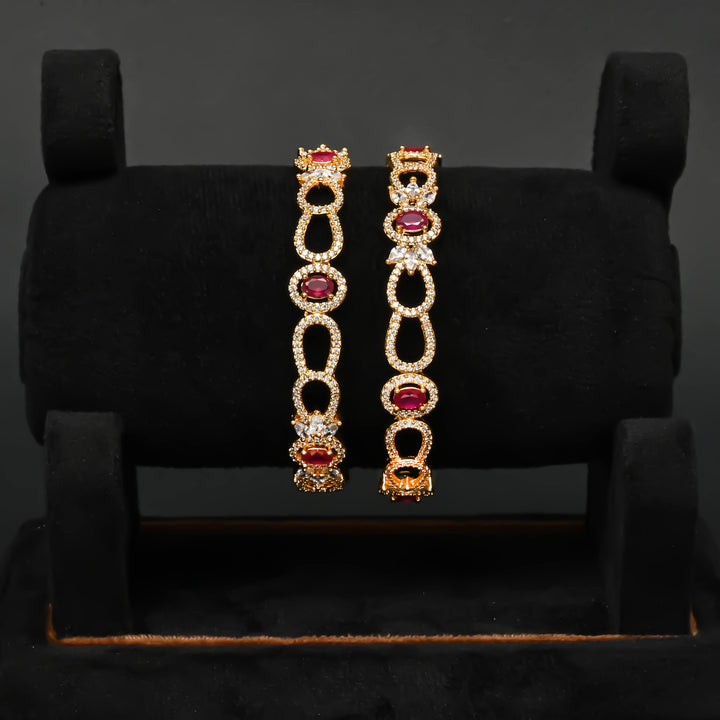 CZ Ruby Bangles