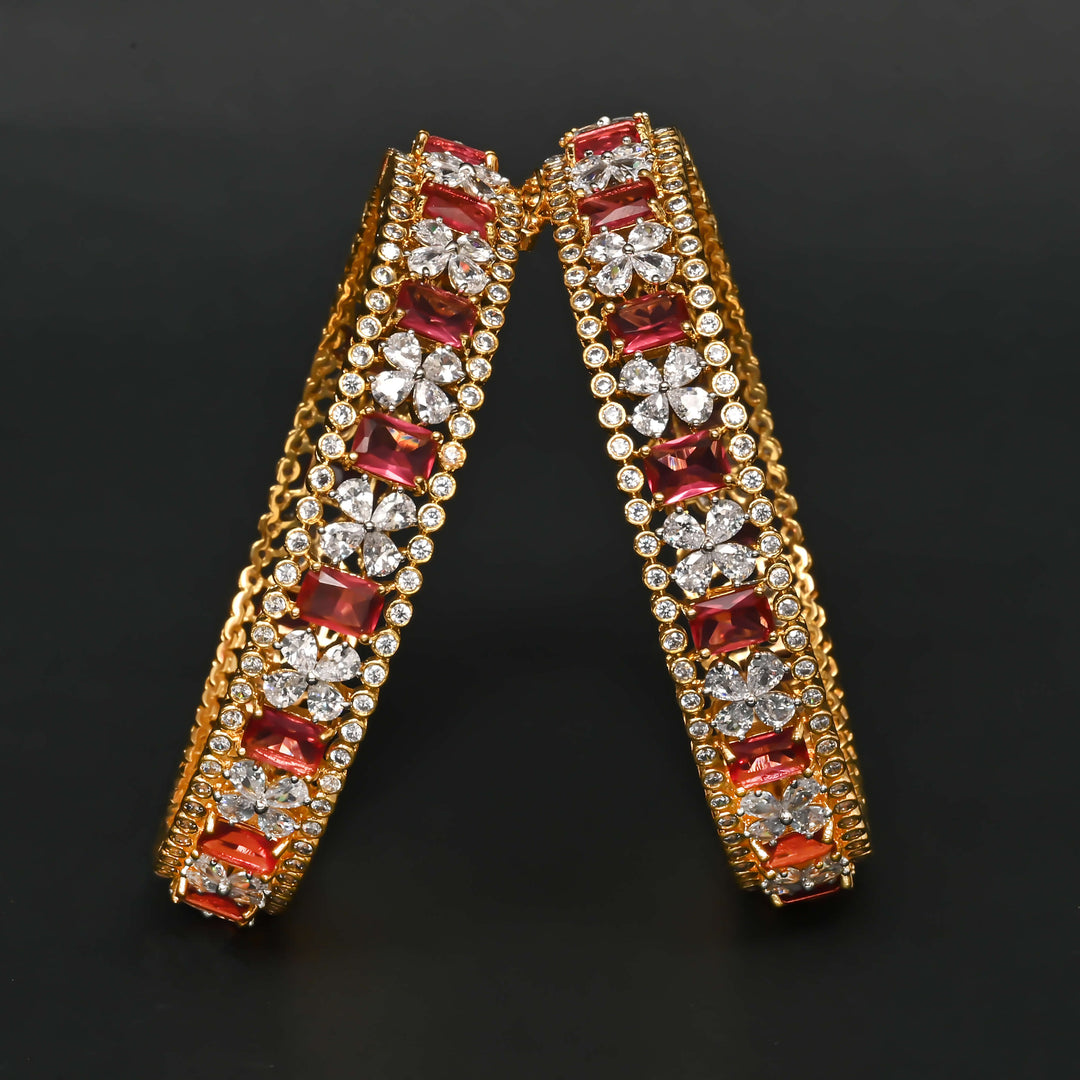 CZ Ruby Bangles