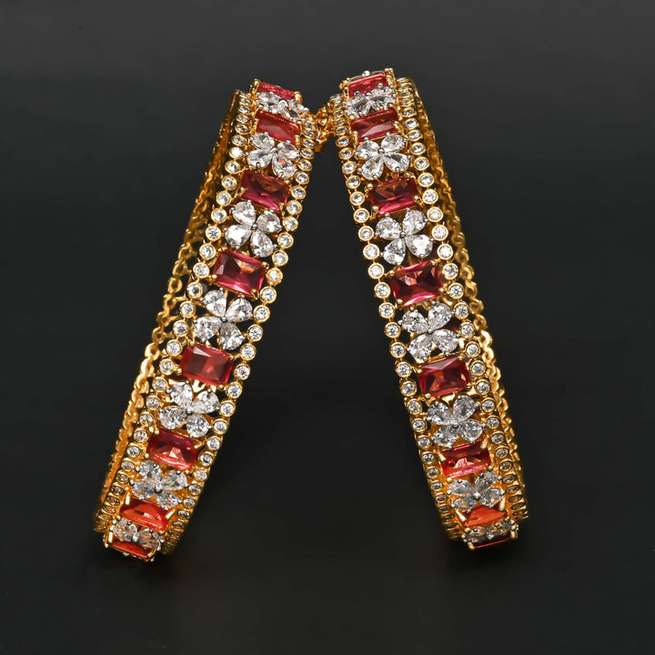 CZ Ruby Bangles