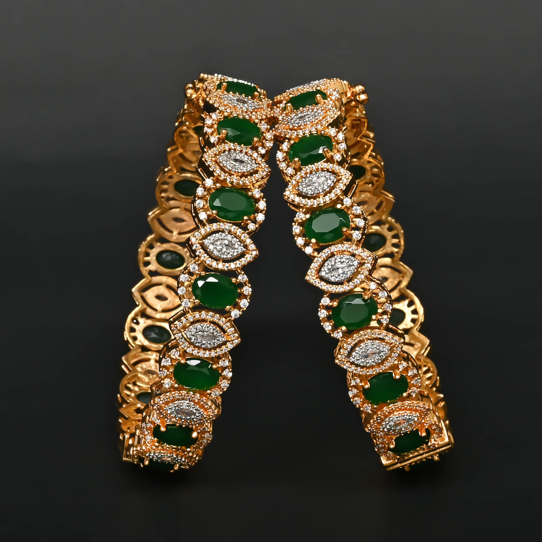 CZ Emerald Bangles