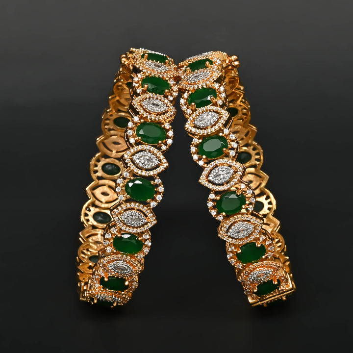 CZ Emerald Bangles