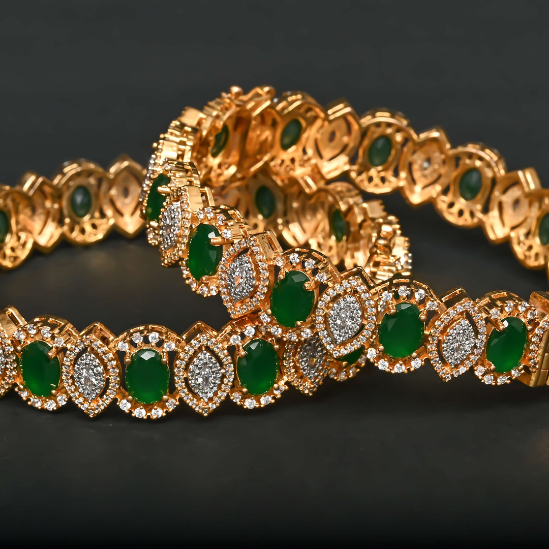 CZ Emerald Bangles