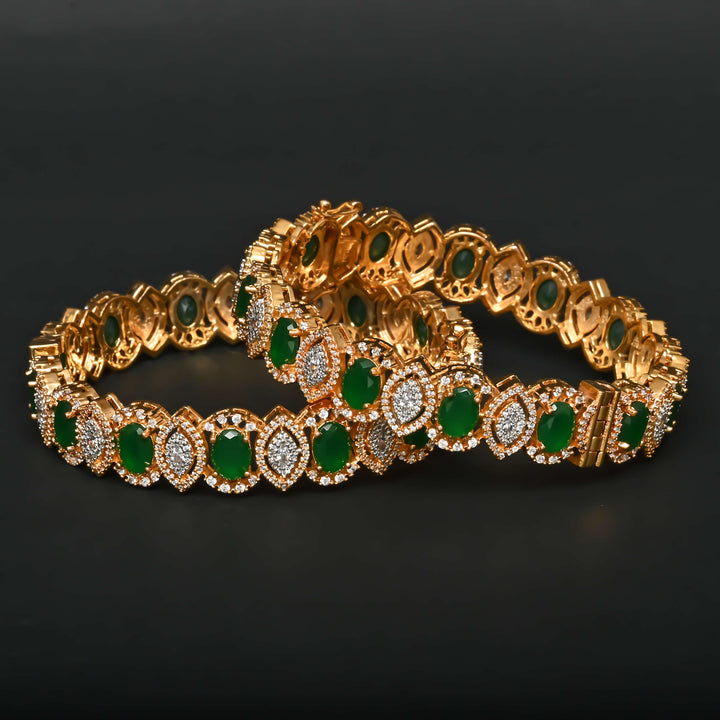 CZ Emerald Bangles