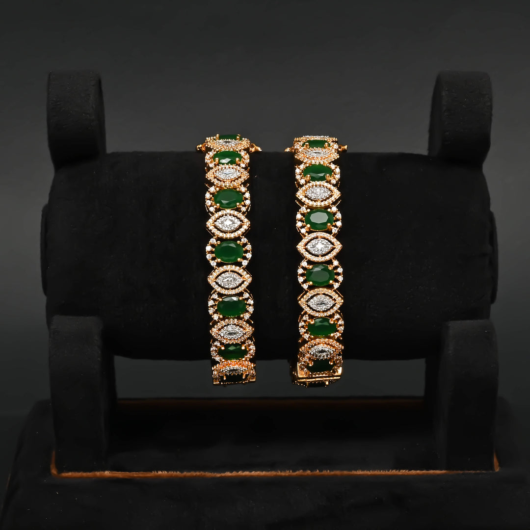 CZ Emerald Bangles