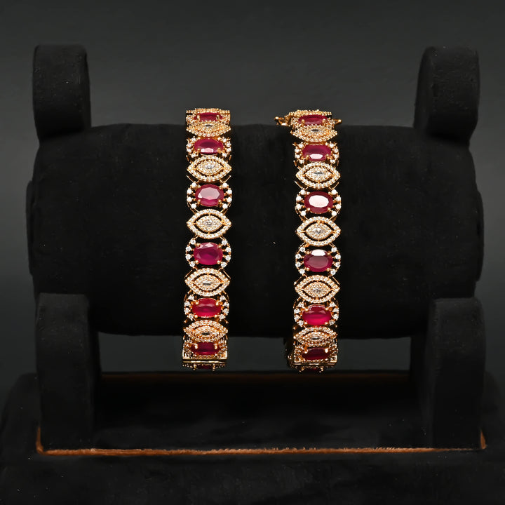 CZ Ruby Bangles