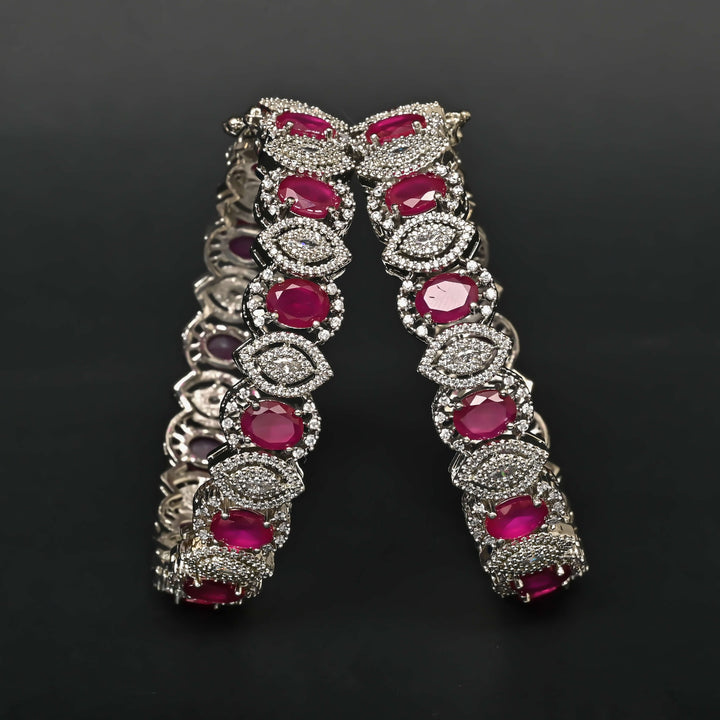 CZ Ruby Bangles