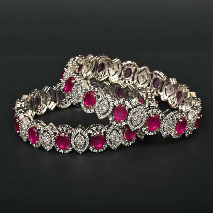 CZ Ruby Bangles