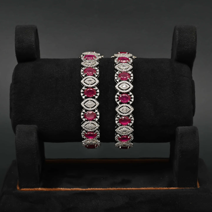 CZ Ruby Bangles