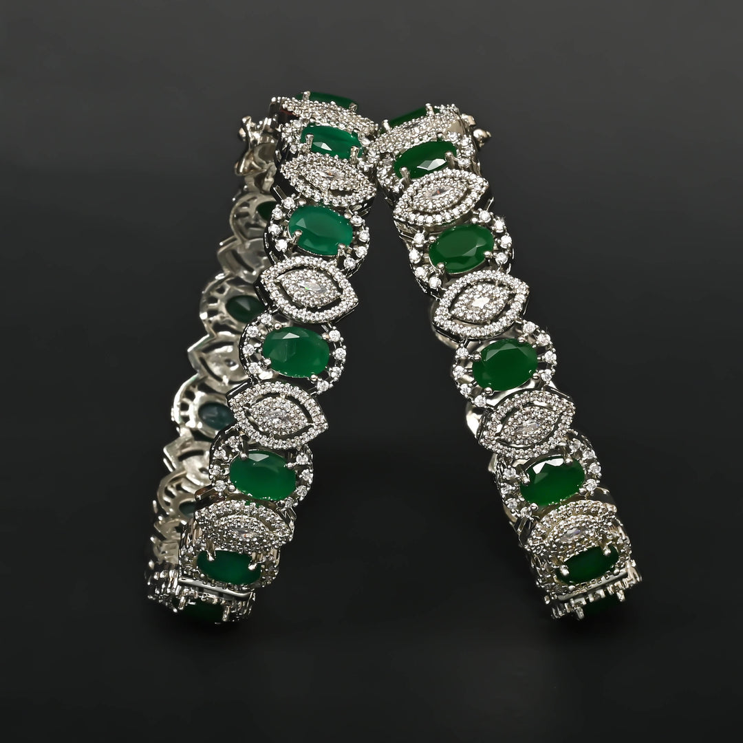 CZ Emerald Bangles