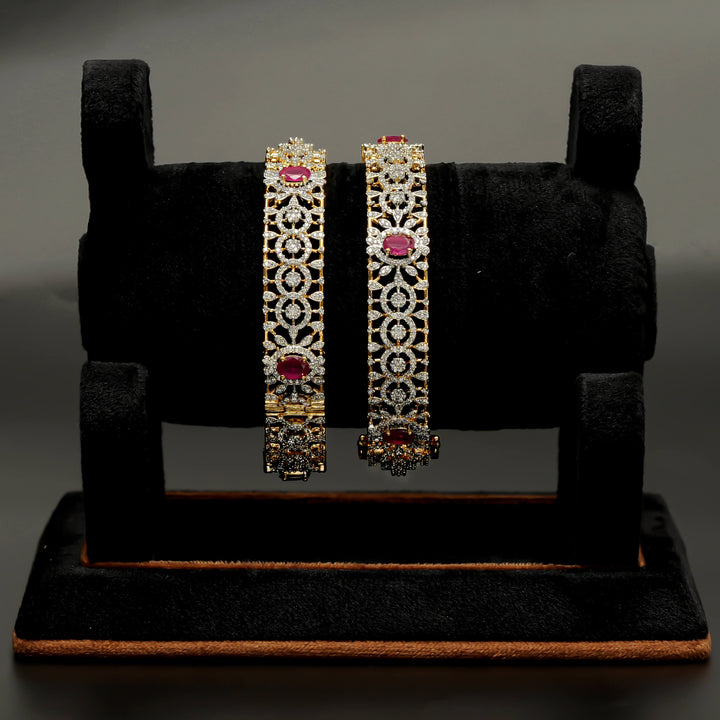 CZ Ruby Bangles