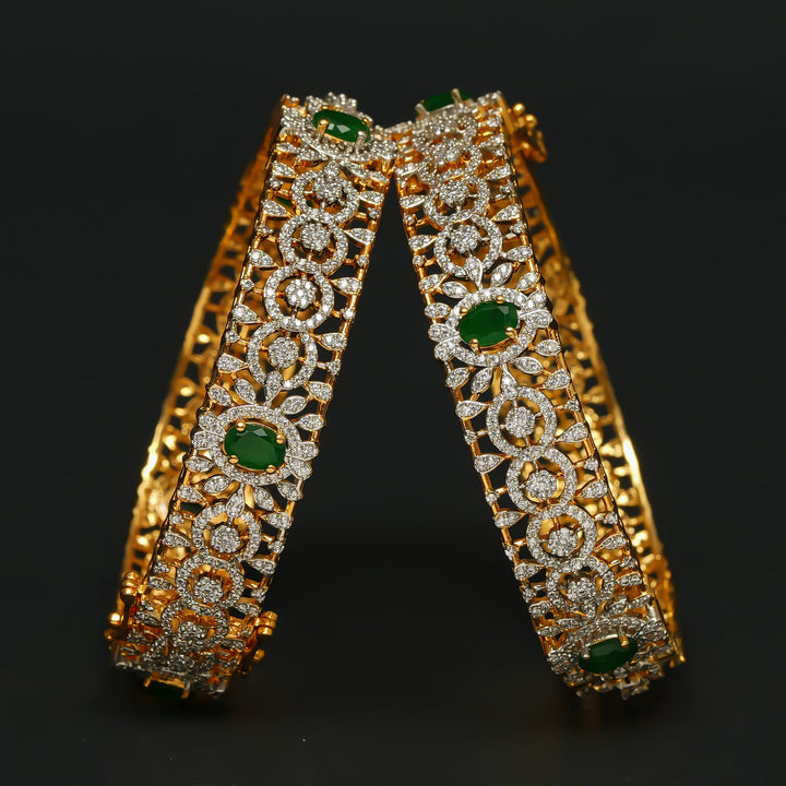 CZ Emerald Bangles