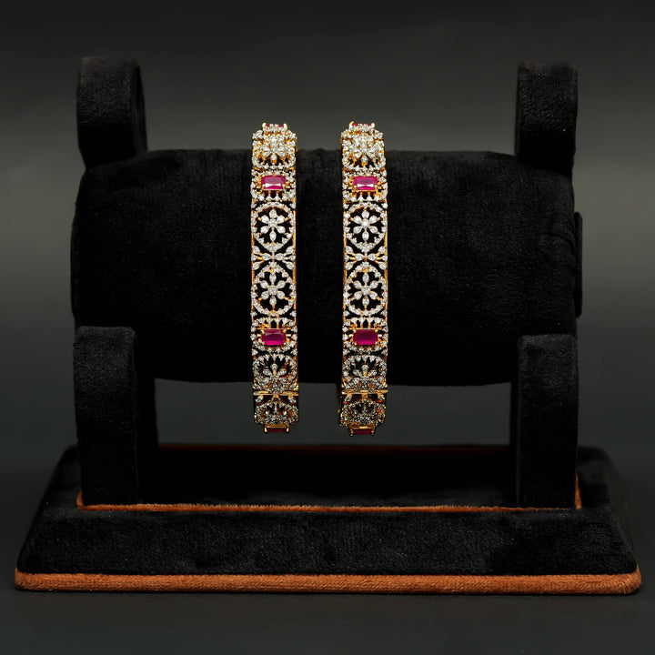 CZ Ruby Bangles