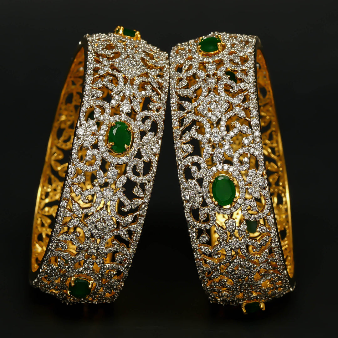 CZ Emerald Bangles