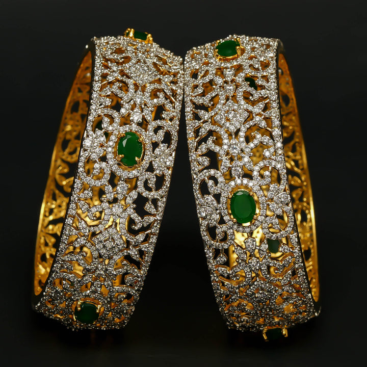 CZ Emerald Bangles