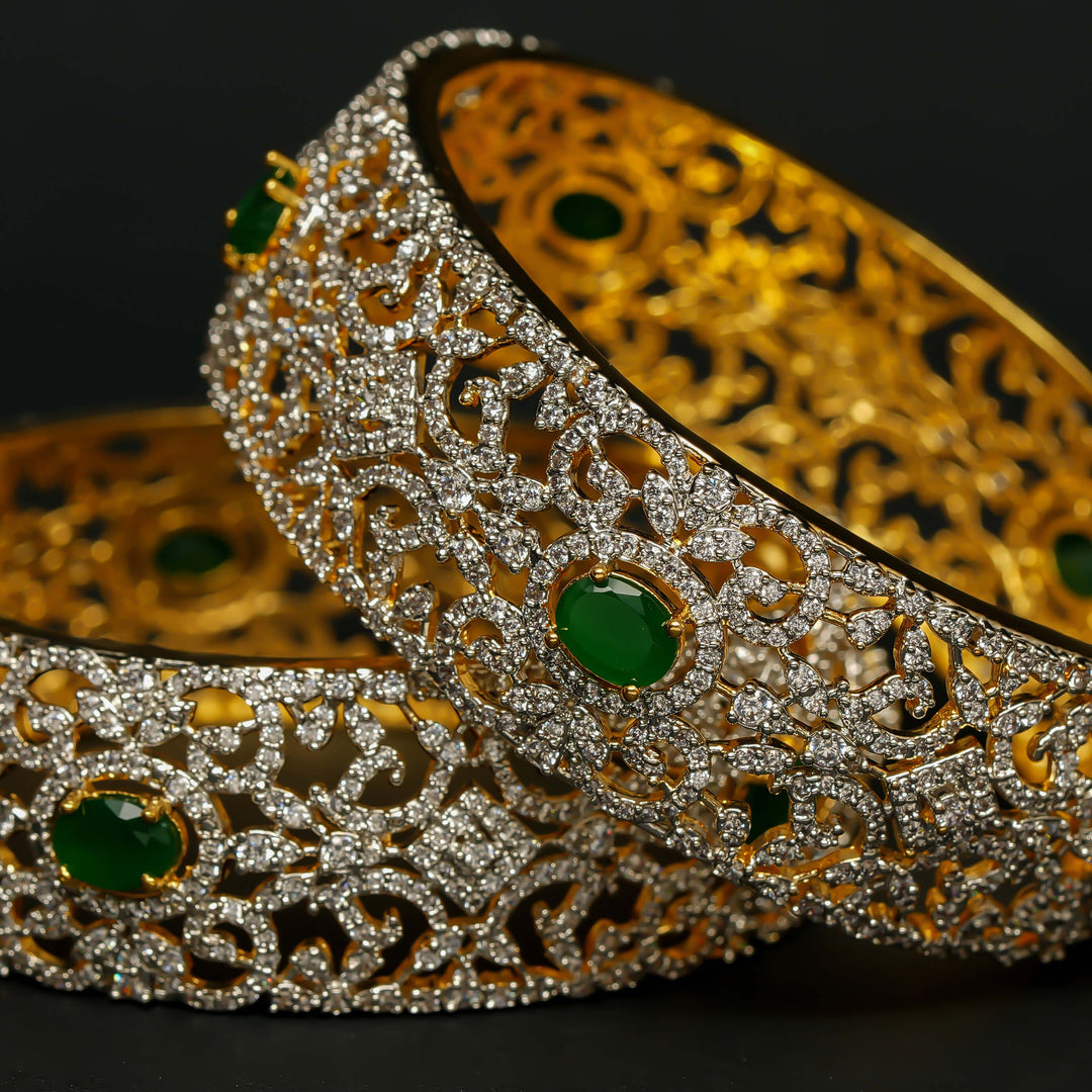CZ Emerald Bangles