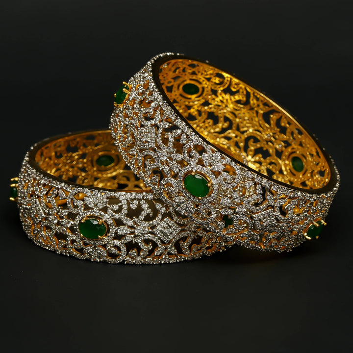 CZ Emerald Bangles