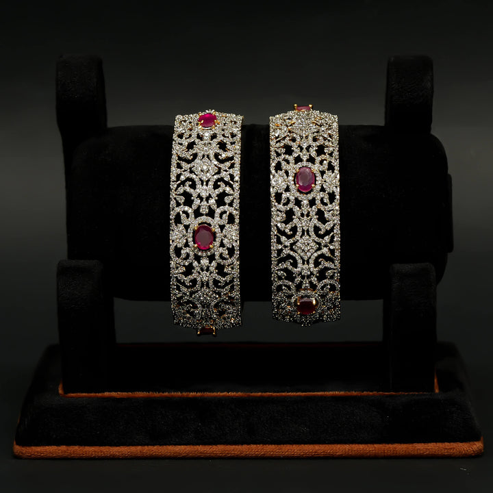CZ Ruby Bangles