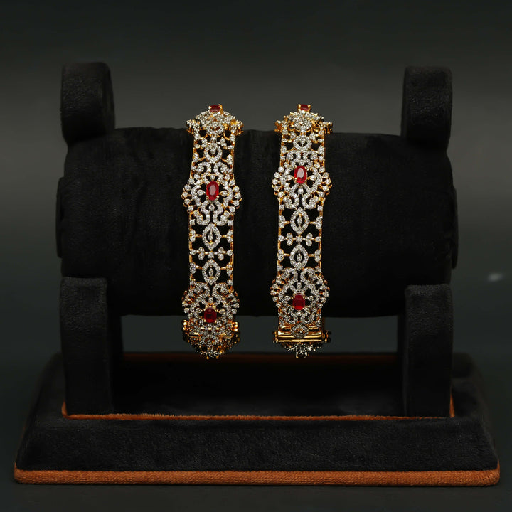 CZ Ruby Bangles