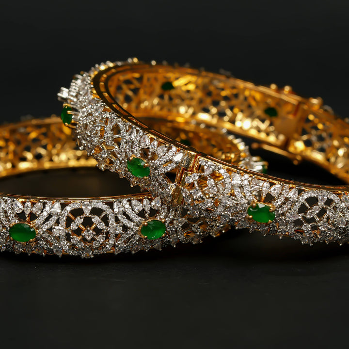 CZ Emerald Bangles