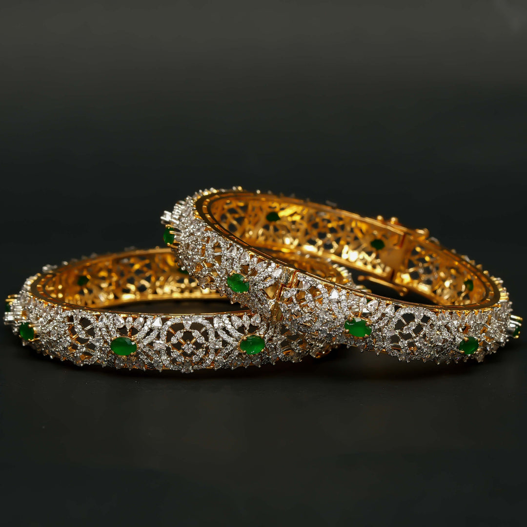 CZ Emerald Bangles
