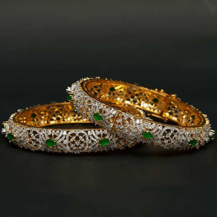 CZ Emerald Bangles
