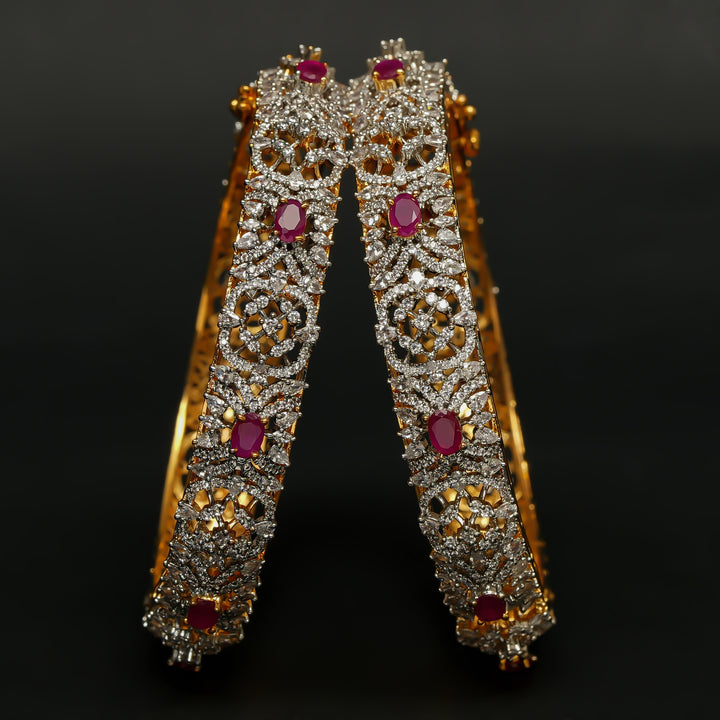 CZ Ruby Bangles