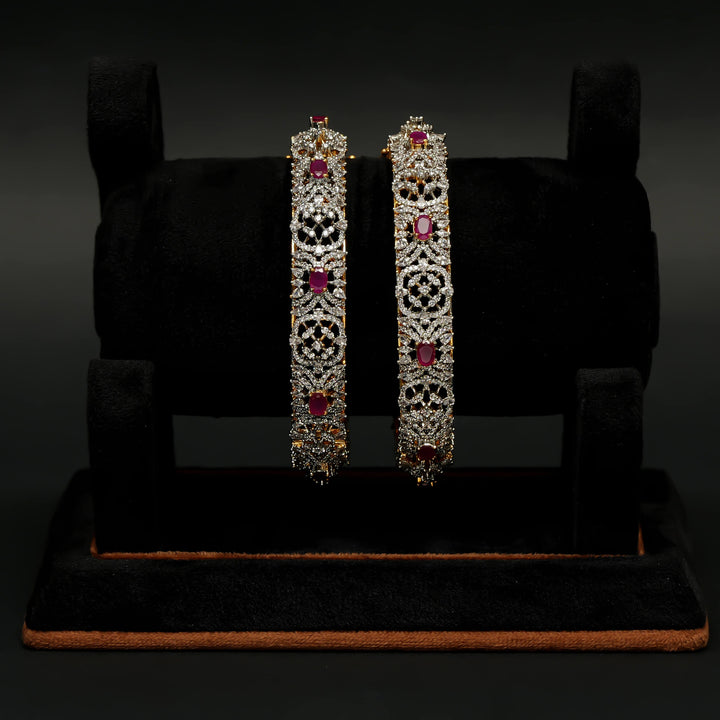 CZ Ruby Bangles