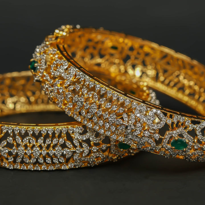 CZ Emerald Bangles