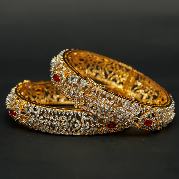 CZ Ruby Bangles