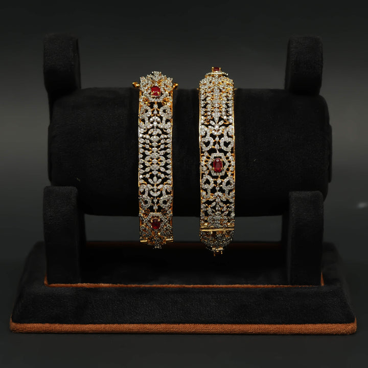 CZ Ruby Bangles