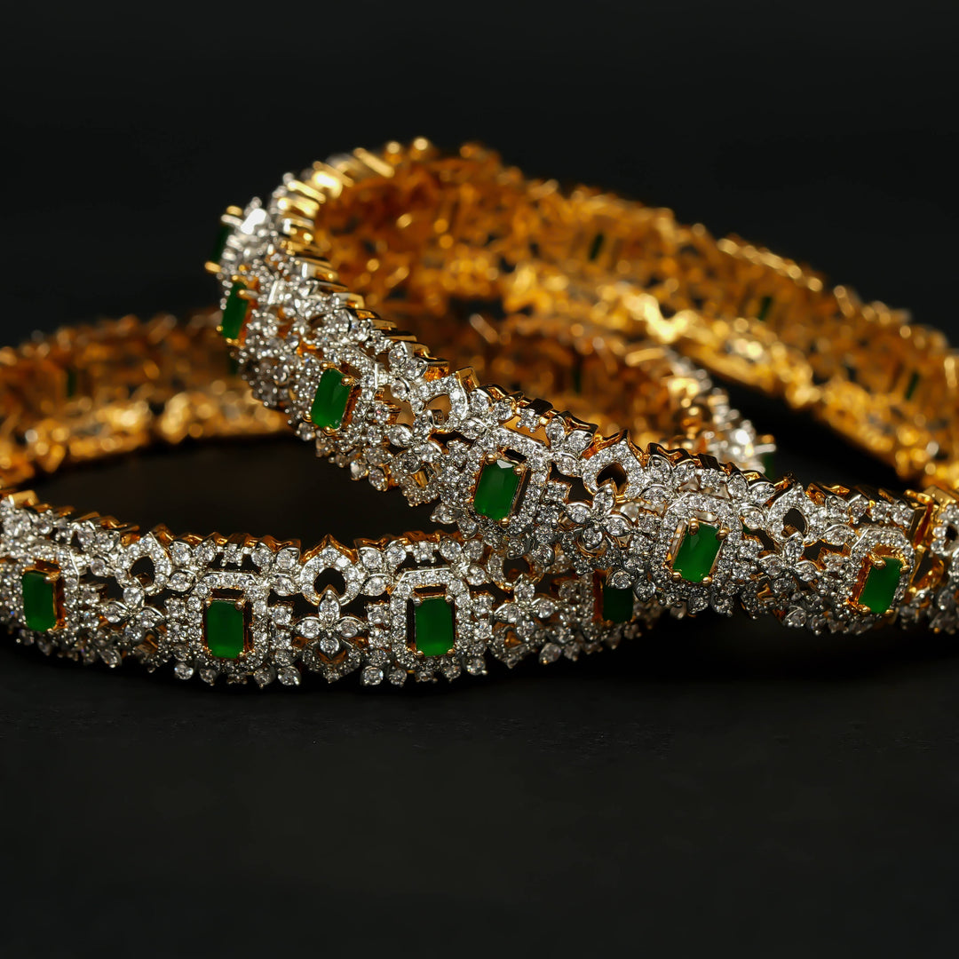 CZ Emerald Bangles