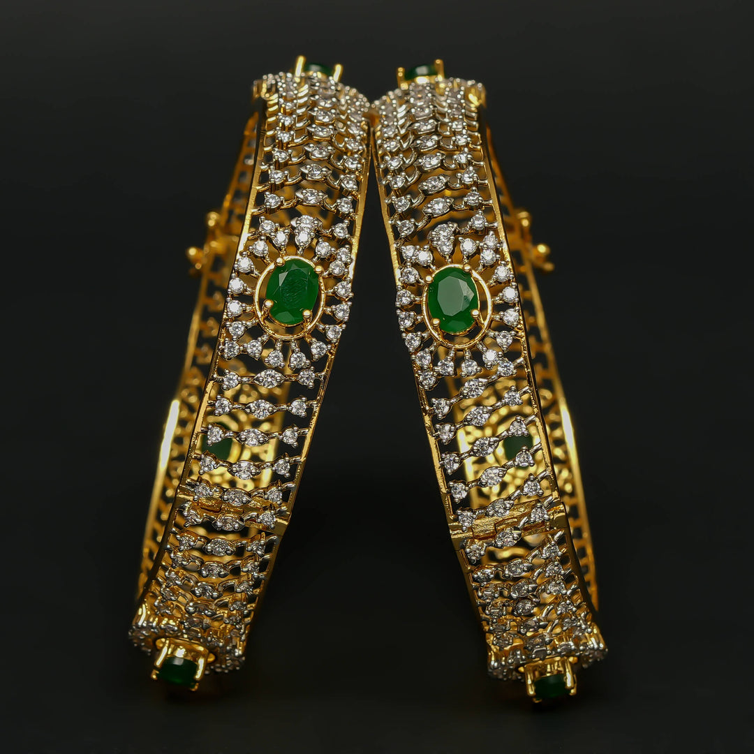 CZ Emerald Bangles