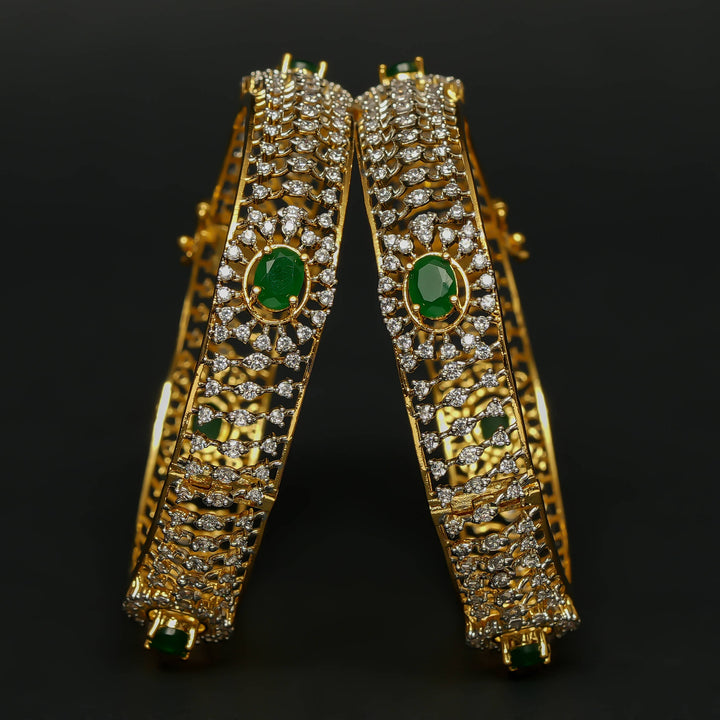 CZ Emerald Bangles