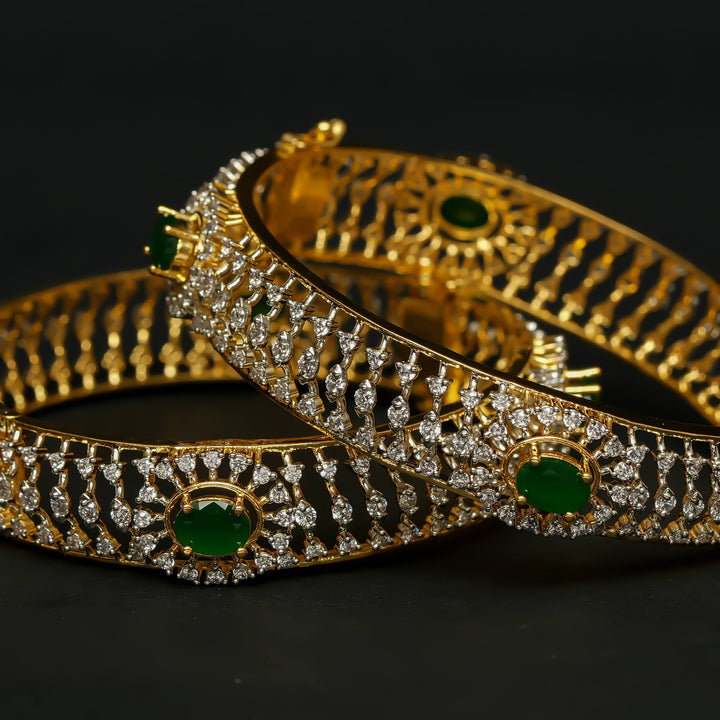 CZ Emerald Bangles