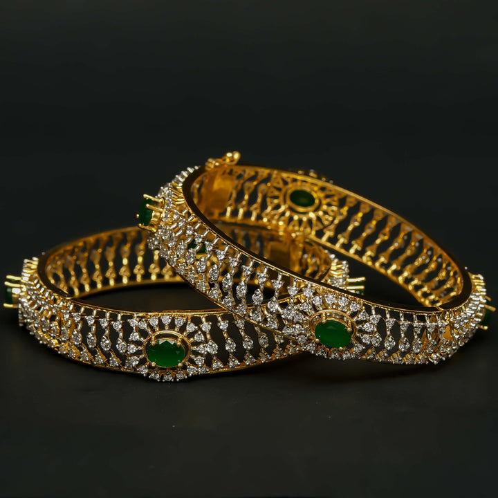 CZ Emerald Bangles