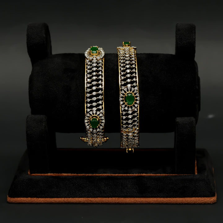CZ Emerald Bangles