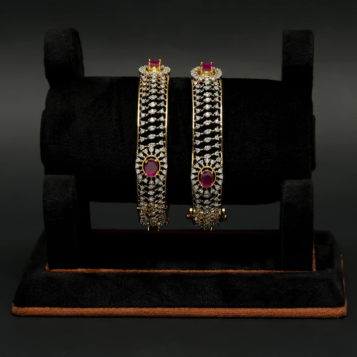 CZ Ruby Bangles