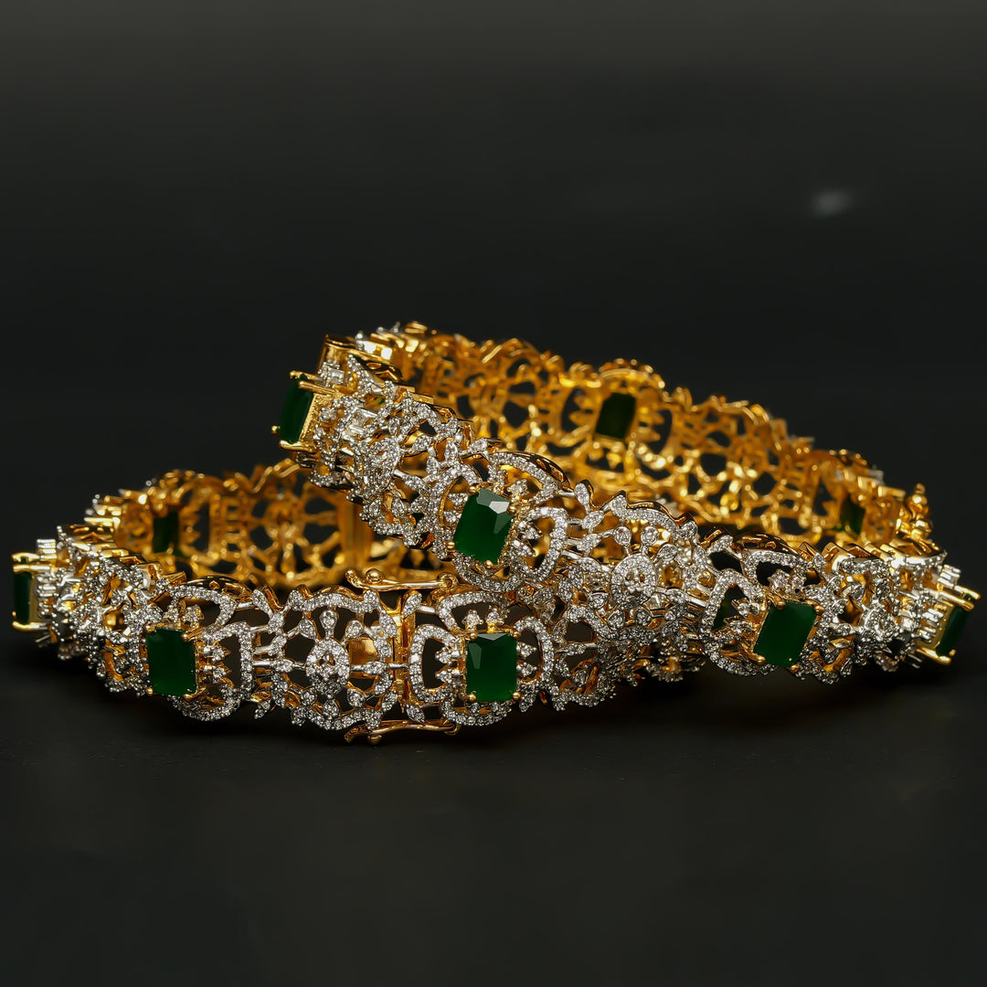 CZ Emerald Bangles