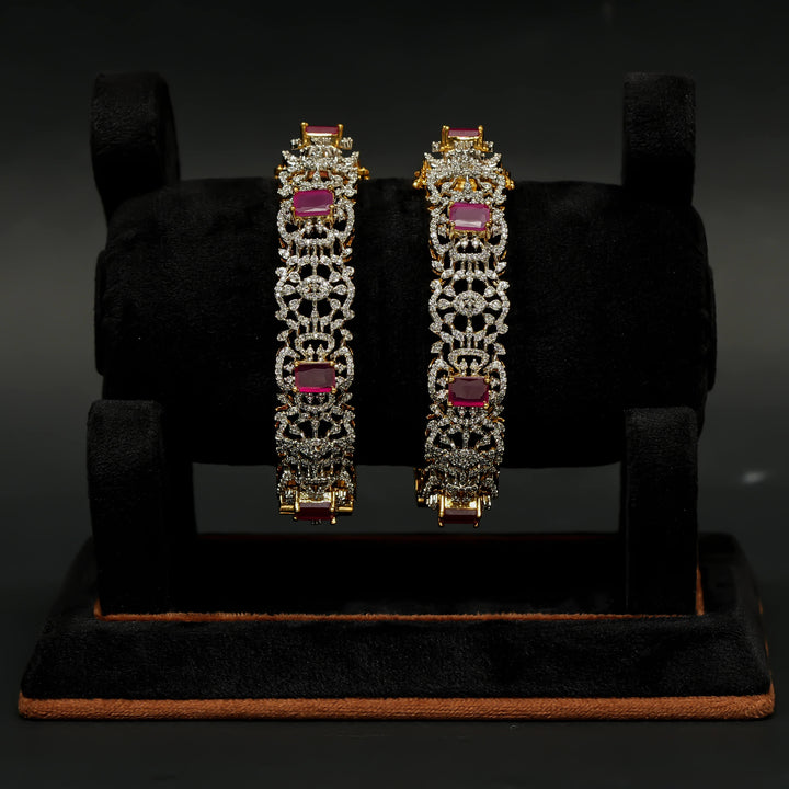 CZ Ruby Bangles