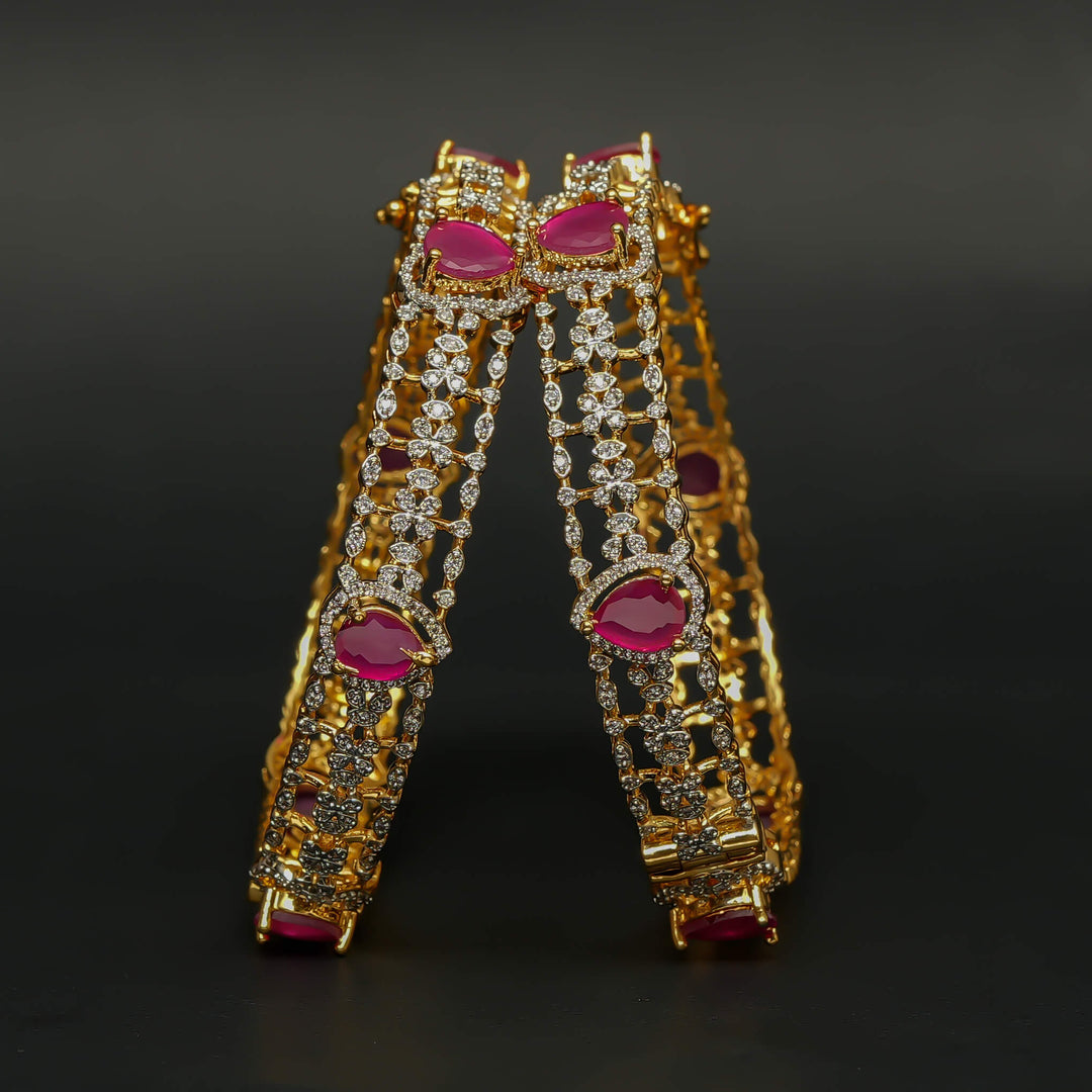 CZ Ruby Bangles