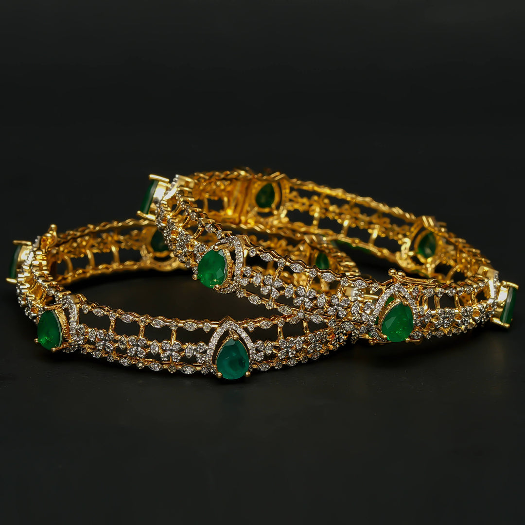 CZ Emerald Bangles