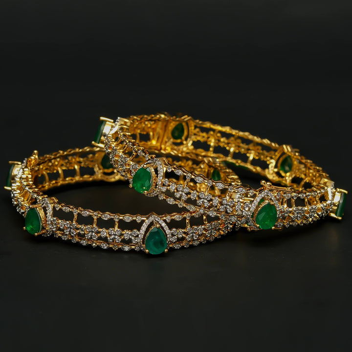 CZ Emerald Bangles