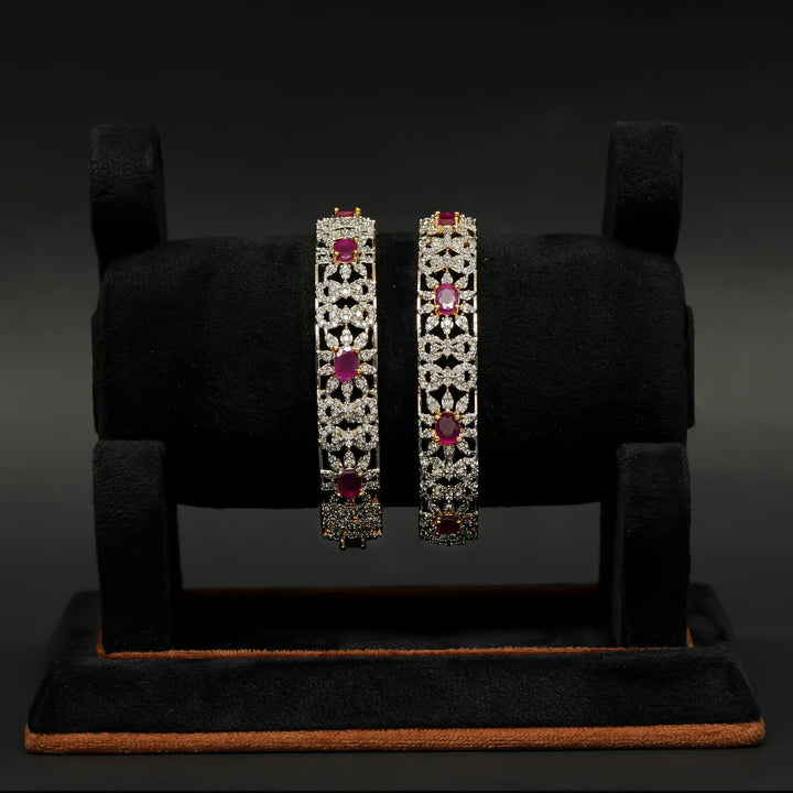 CZ Ruby Bangles